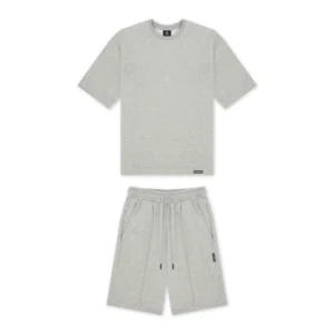 Grey Terry Cotton Short Set