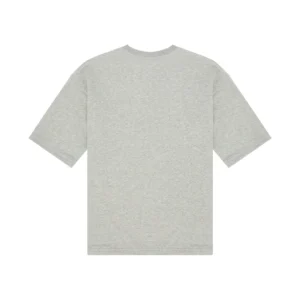 Grey Terry Cotton T-Shirt