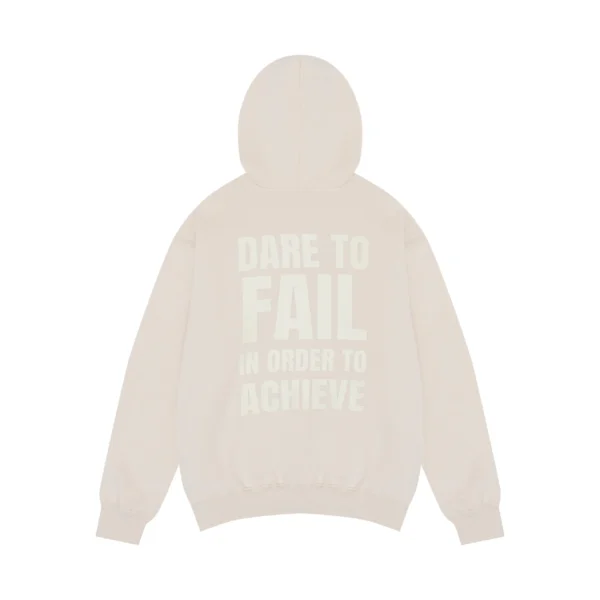 ACHIEVE CREAM HOODIE - Image 3