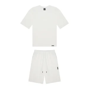 White Terry Cotton Short Set