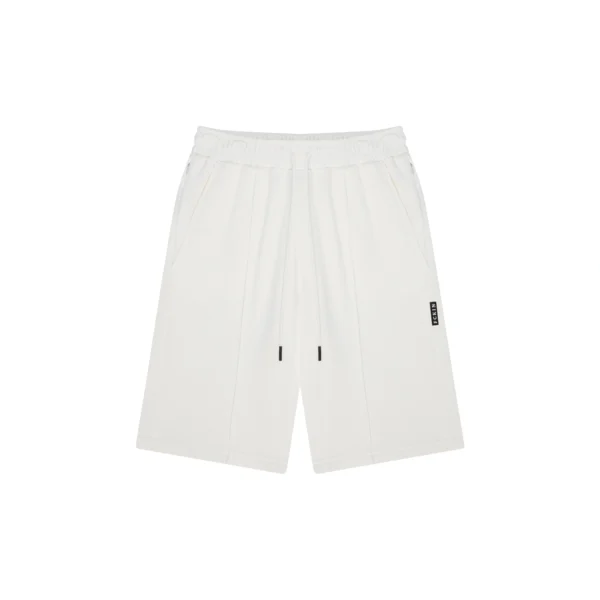 White Terry Summer Shorts - Image 2